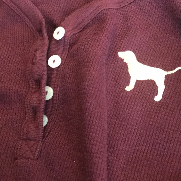 PINK Victoria’s Secret thermal top Large - Picture 3 of 4